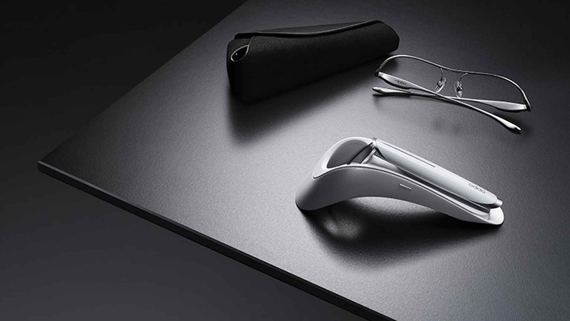 OPPO Air Glass 猶如蟬翼輕薄的智慧型眼鏡 搭載超輕 30克 的Spark 微型投影機